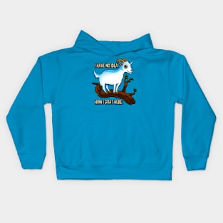 Funny Goat Pun Kids Hoodie